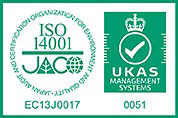 ISO14001-certificated environmental management system